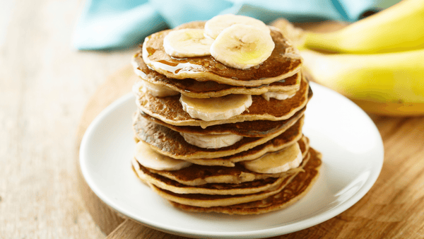 Bananen Frühstücks Pancake mit Insektenprotein