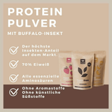 Mybugbar Protein Pulver aus Buffalo-Insekt mit dem höhsten Insekten-Anteil auf dem Markt