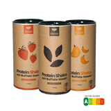 Vorteilspack in den Geschmacksrichtungen Erdbeere, Kakao, Banane