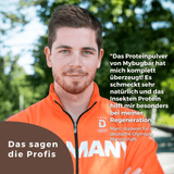 Meinung von Marc Weber, Ruderer für die deutsche Olympia Mannschaft, über Mybugbar Protein Shakes aus Insekten Protein
